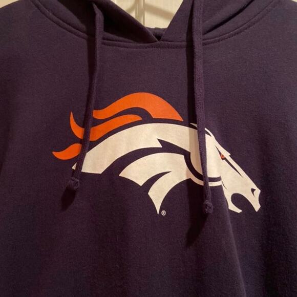 NFL UTS Denver Broncos Men's LG Team Graphic Pullover Hoodie - Picture 2 of 4